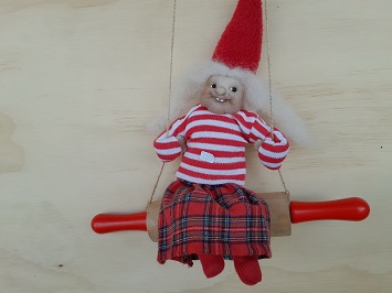 20 cm nisse på kagerulle